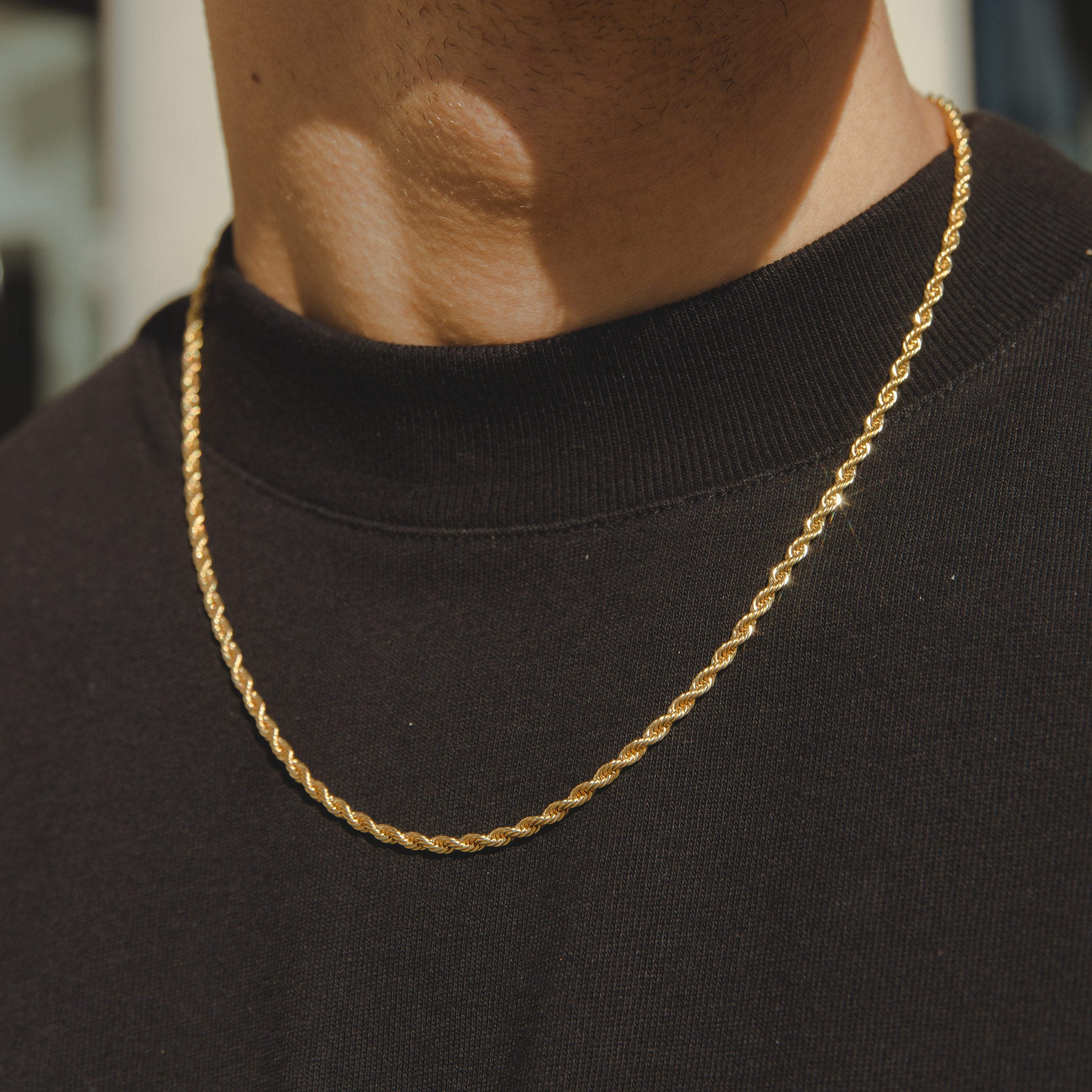 3mm rope chain - Gold - Counter Drip