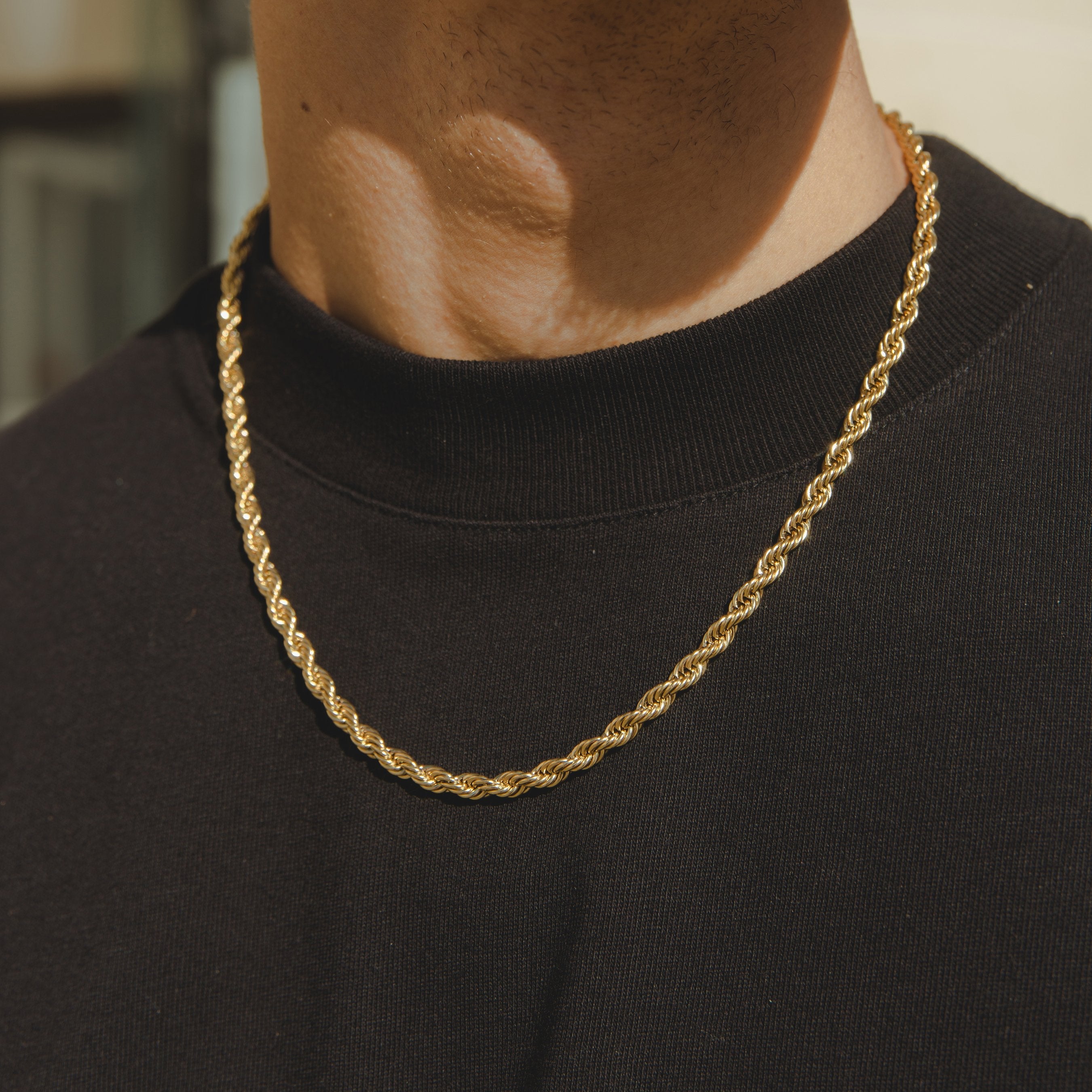 5mm rope chain - Gold - Counter Drip