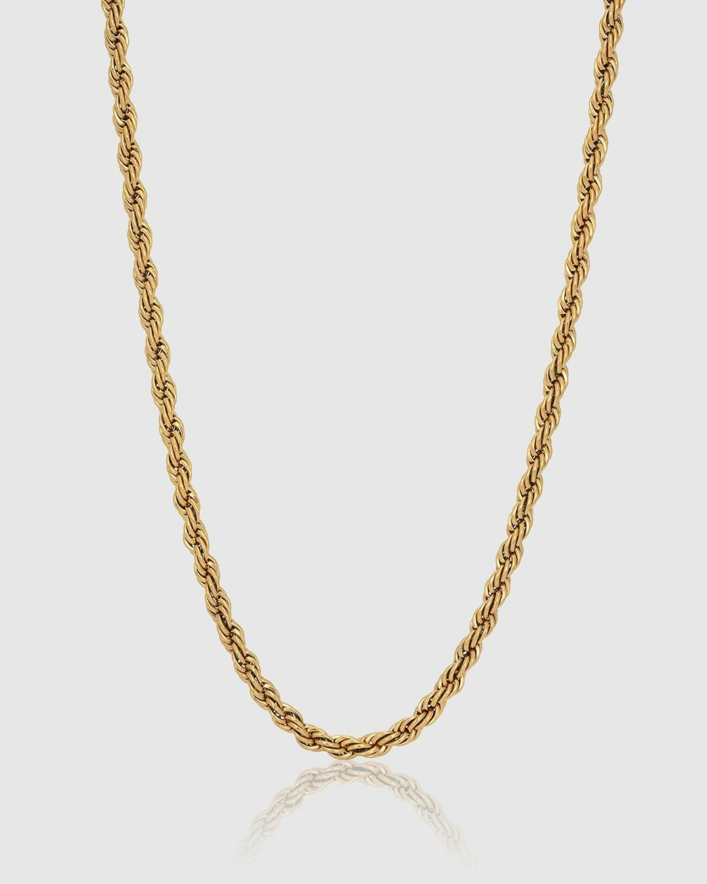 5mm rope chain - Gold