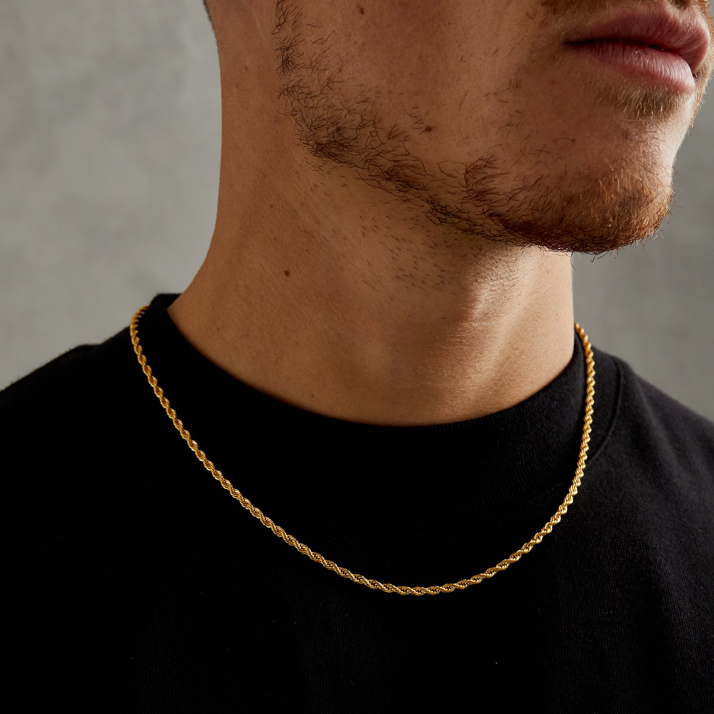 3mm rope chain - Gold - Counter Drip