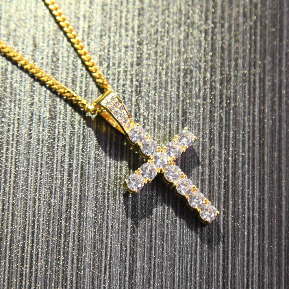 Diamond Cross Pendant - Counter Drip